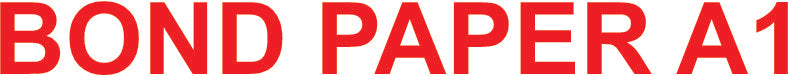 Bond Paper 80gsm A1 Size 100 Sheet Pack