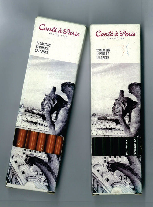CONTE PENCILS CARBON 722 B