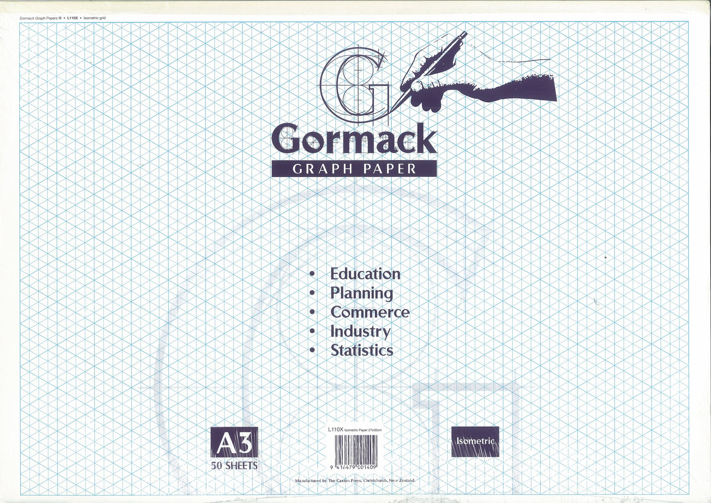 Graph Pad A3 Isometric Grid Bond Paper GGPL110X