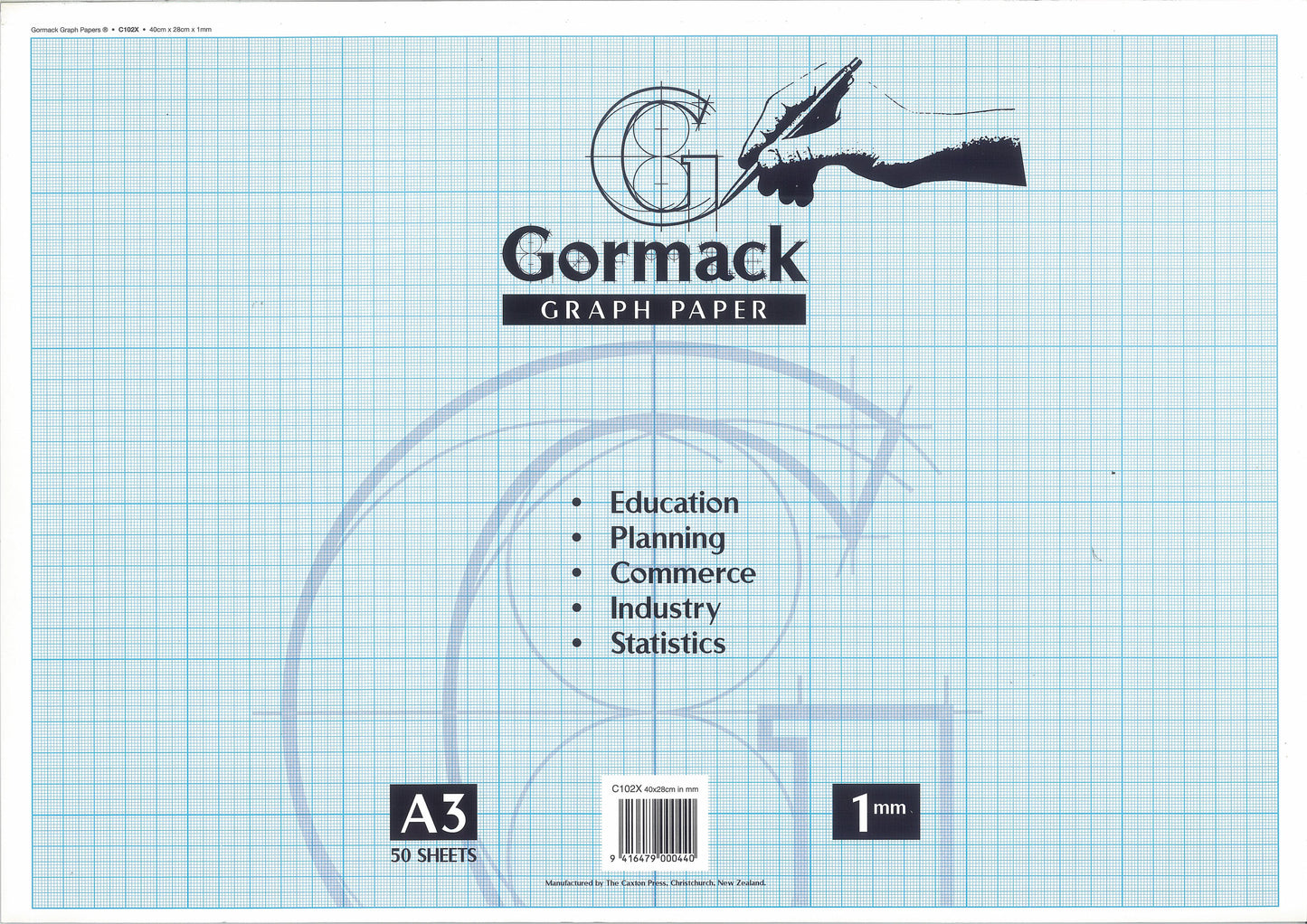Graph Pad A3 1mm Cross Section Bond GGPC102X