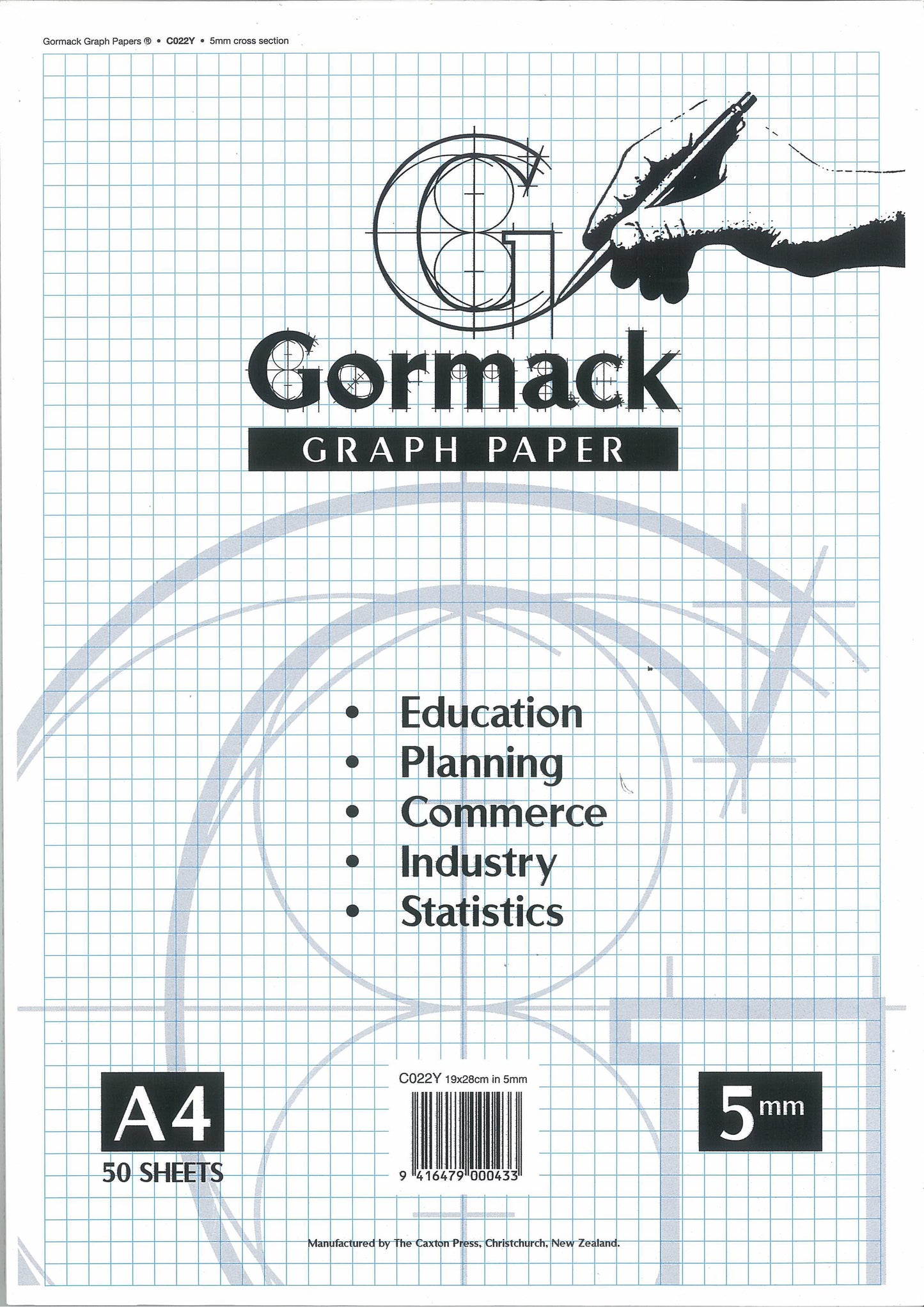 Graph Pad A4 Bond 5mm Cross Section GGPC022Y