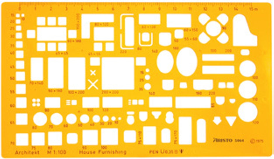 Architecture Furniture Template Ratio 1:50 AR5063