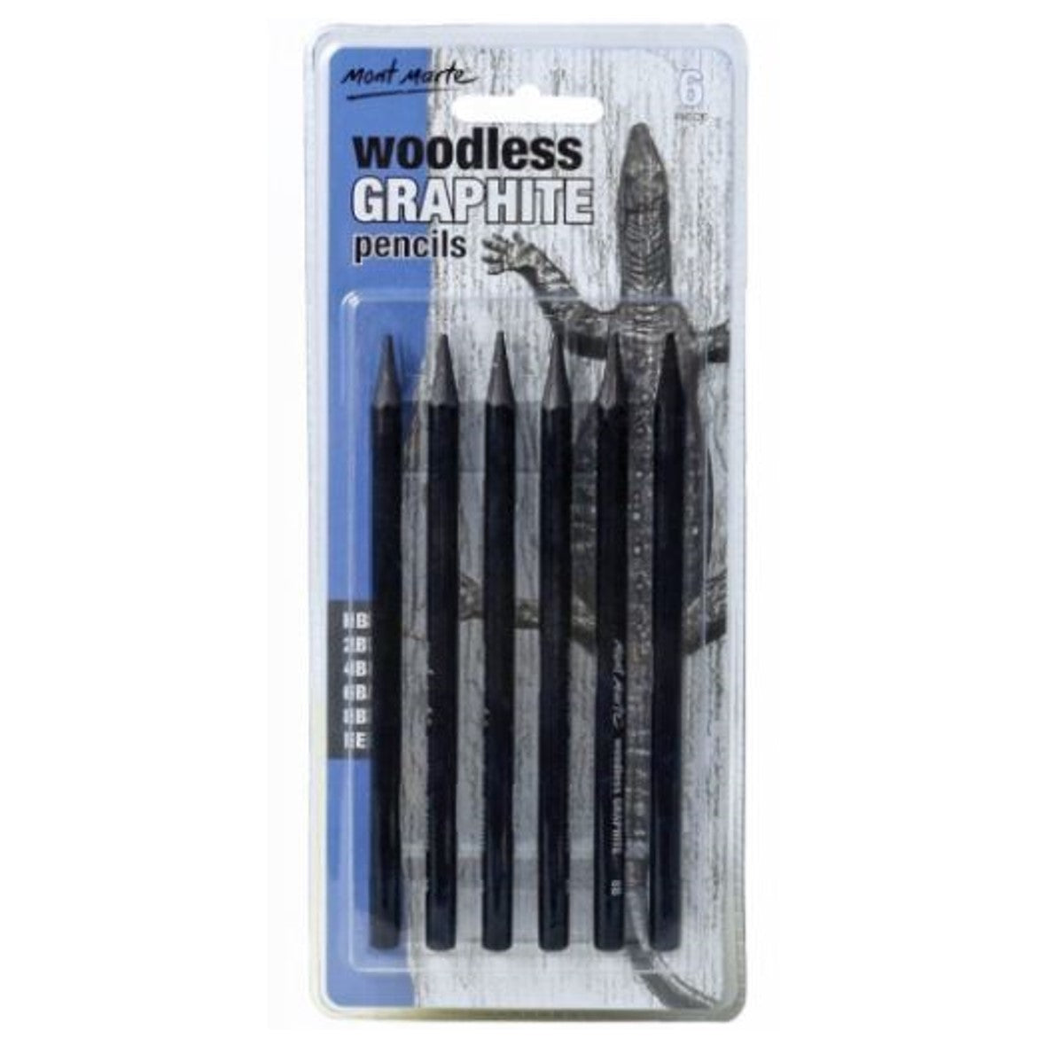 Woodless Graphite Pencils 6 Piece Set