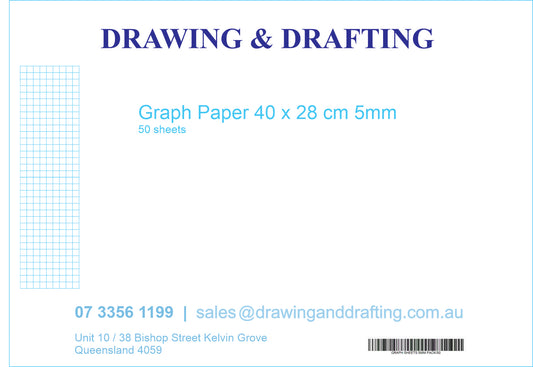 A3 Graph Paper 5mm Cross Section Bond  50 SHEET PACK