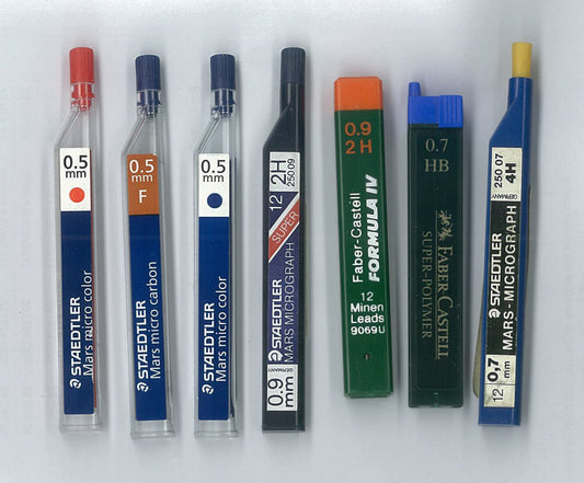 LEADS .9 2H GRAPHITE BLACK