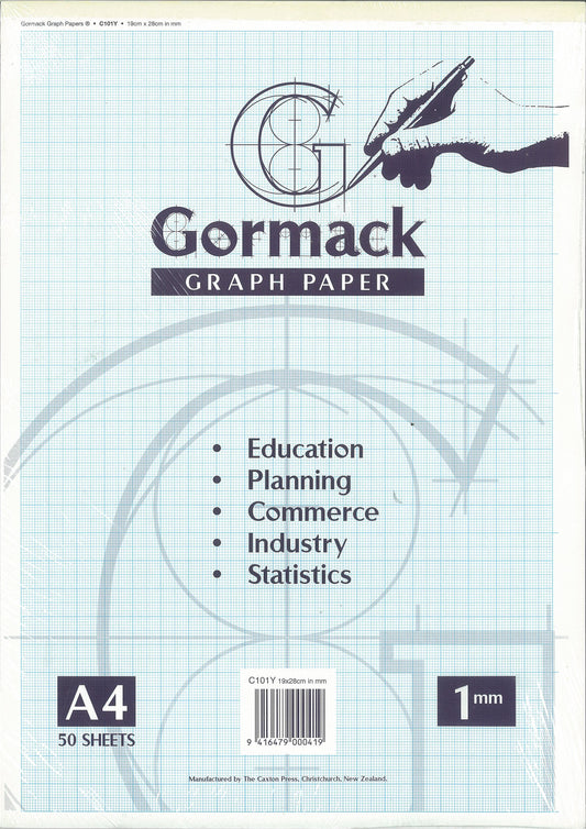 Graph Pad A4 Bond 1mm Cross Section C101Y
