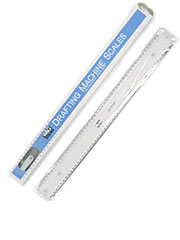 W&G Drafting Machine Scale Rulers 59mm Hole Spacing 500mm