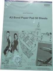 Draftmaster A3 Bond Paper Pad